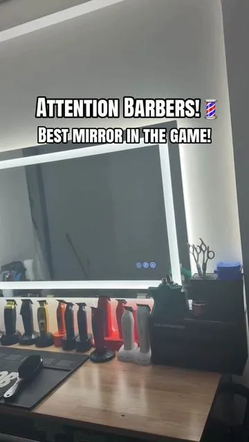 Best barber mirrors ! #quelocura #barber #fyp #mirror #ribarber 