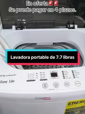 Portable Washing Machine, 7.7  La mejor opción para las personas que viven en lugares pequeños y para enviar a Cuba… son muy buenas y duraderas, la mía la tengo hace tiempo.  #tiktokshopcreatorpicks #DealsForYouDays #lavadoraportatil #paraapartamentos #paralugarespequeños 