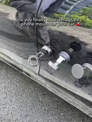 You finally have a MagSafe phone mount for your car#SummerWins #DealsForYouDays #carphoneholder #phonemount #carcharger 