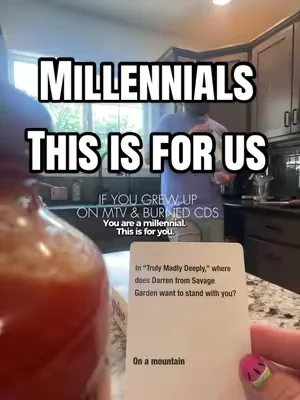 🎤 If you’re a millennial, this game is about to unlock memories you forgot you had. From burned CDs and iPods to middle school dances and MTV, every card is a blast from the past. If you love 90s music and 2000s pop music, you’ll be yelling the lyrics before anyone else. 😂🎶  #Millennial #MillennialNostalgia #90sMusic #2000sMusic #LyricallyCorrect