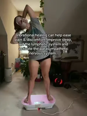 Vibration is a powerful tool for healing and release. #somatichealing #vibrationplate #healingtherapy 