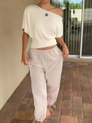 #handm #trousers #silk #summeroutfits #summeroutfitinspo 