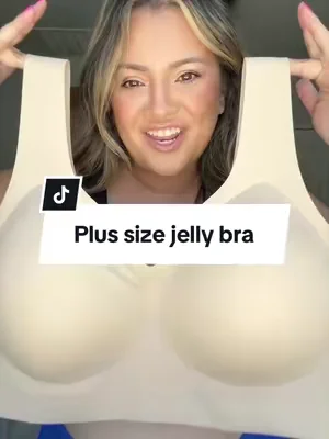 New MORE coverage jelly bras for the plus size girlies #jellybra #wirelessbra #plussizebra  #summerbra 