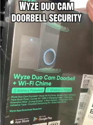 #wyzecam #doorbellcamera #dealsforyoudays #wyzeduocam 