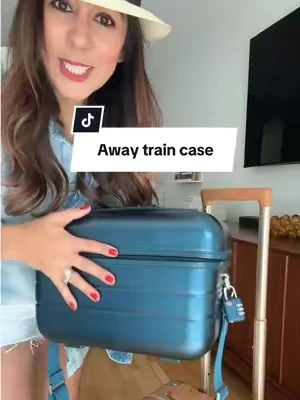 Away’s Train case is super versatile! Holds a ton and easily straps on to your carry on! #tiktokshopsummerturnup #awaytraincase #besttravelaccessories #tiktokshopcreatorpicks #dealsforyoudays @Away Travel 