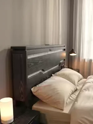 Elevate your bedroom with the Raybee LED Bed Frame! ✨ This modern industrial wood platform bed comes packed with smart features: built-in LED lights for ambiance, a convenient charging station for your devices, and a handy storage shelf in the headboard. Experience peaceful nights with its no-noise design and a sturdy metal frame that holds up to 900LBS. It's a great choice for creating a stylish and functional space in your bedroom or apartment. Tap to shop your Queen, King, or Full size today! #LEDbedframe #BedroomGoals #DealsForYouDays #AIGC #Moras