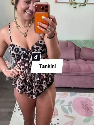 Such a cute Tankini! Fully covered but don’t have to get fully naked to go to the bathroom! @B2PRITY 