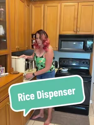 This rice dispenser is a must! @UFORU NEST #ricedispenser 