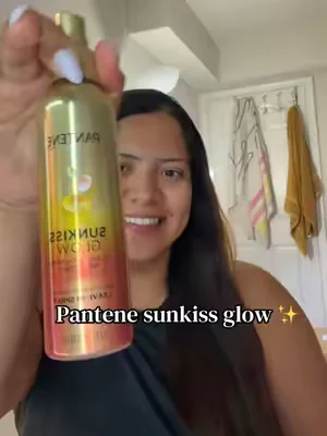 Honestly has been one of favorite products for my hair😍 #fyp #pantenesunkissleaveinspray 