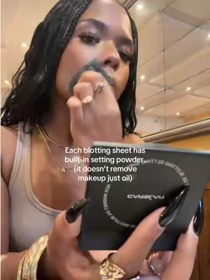 All the baddies need this in their purse this summer. Hands-down, the best blotting sheets ever. 