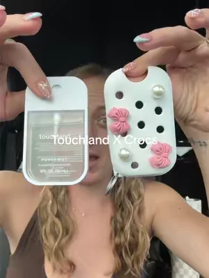 The best collab! #touchland #crocs 