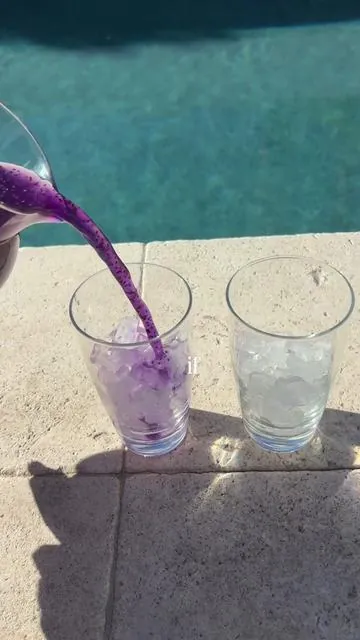 💜Galaxy Chia Refresher 💫 2 Iris Nutrition Pineapple Dragonfruit drink mix packets 3 tablespoons chia seeds 7 cups water 2 cups coconut water 1 teaspoons blue spirulina powder 1 cups fresh or frozen dragonfruit, cubed 3 tablespoons fresh lime juice 1 tablespoons honey or agave 2 cups regular ice cubes STEPS 1. Bloom the chia seeds: Add 3 tablespoons chia seeds to 7 cups cold water in your pitcher. Stir well and let sit for 30 minutes  2. Build the pitcher: Add 2 Iris Nutrition Pineapple Dragonfruit drink mix packets with 2 cups coconut water, stir until dissolved. Add the spirulina, 3 tablespoons fresh lime juice, and 1 tablespoons honey or agave, and the bloomed chia seeds. Stir everything together. 3. Add dragonfruit chunks: Gently drop 1 cups fresh or frozen dragonfruit, cubed into the pitcher.  4. Chill & serve: Refrigerate for at least 30 minutes  5. Before serving. Add 2 cups regular ice cubes right before serving. Stir before each pour since chia seeds settle.  Enjoy💜🍍✨ #drinkiris 