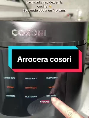 COSORI 5.0-Quart Rice Cooker w Una de las cosas más funcionales que tengo es esta olla arrocera… es multifuncional y lo mejor que siempre mantiene todos los alimentos calientes… #tiktokshopcreatorpicks #DealsForYouDays #cosori #arroceracosori #arroz 