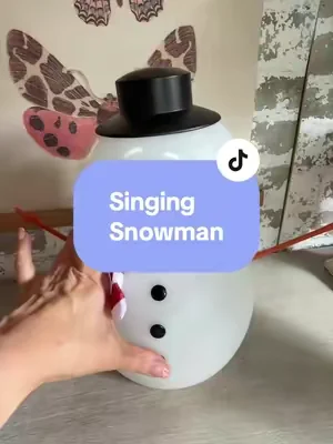 #christmasinjuly #christmasdecor #snowman #singingsnowman #talkingsnowman 