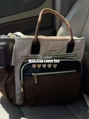 Dark khaki & 13L ✨ 🤎  #lunchbag #lunchbags #lovevook #loncheras #insulatedlunchbag 