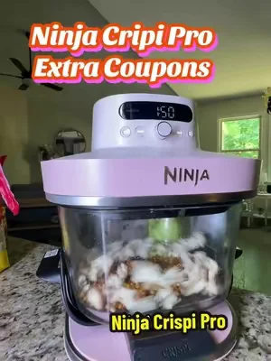 The ninja crispy pro is the ultimate nontoxic air fryer! It shipped with two glass cooking vessels so much great for meal prep, and can cook whole chicken! With re-crisps mode it’s great for reheating, french fries pizza and more. You can also bake and proof bread dough with this air fryer.  #ninjacrispipro #ninjacrispi #nontoxicairfryer #ninjaairfryer #airfryer @Ninja Kitchen 