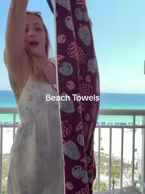 Love love the print and 100% cotton! #beachtowel #pooltowel #towel #homereflections #qvc 