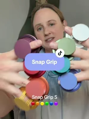The thinnest phone grip that doesn’t suck ##phonegrip##phoneaccessories##phonecase##techtok##phonegadget