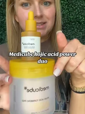 #medicube kojic acid #toningpads & #kojic acid serum for #acnescars and #hyperpigmentation 