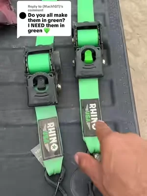 Replying to @(Mach1GT) the green retractable ratchet straps are back in stock #retractableratchetstrap #retractableratchetstraps #Tiedowns #RatchetStraps #RhinoUSA @Rhino USA 