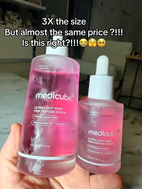 Trust me get the JUMBO SIZE!!! New from Medicube: the Ultra Light PDRN Pink Peptide Serum A lightweight, fast-absorbing serum made for hydration, glow, and smoother-looking skin. Perfect if you want that fresh, bouncy K-beauty glow without a heavy feel. #Medicube #PDRNSerum #PinkPeptideSerum #dealsforyoudays #summeressentials 