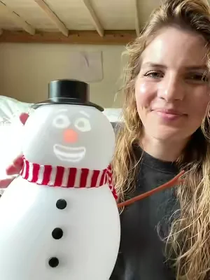 if you’re trying to make the Christmas season magical without a ton of extra work this snowman is the easy button! He jokes, he sings- magical childhood memories in the making 🎄 #momfinds #qvcfinds #christmasmagic #christmasdecor