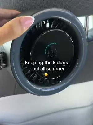 summer essential 💨 #fan #portablefan #carfan #rechargeablefan 
