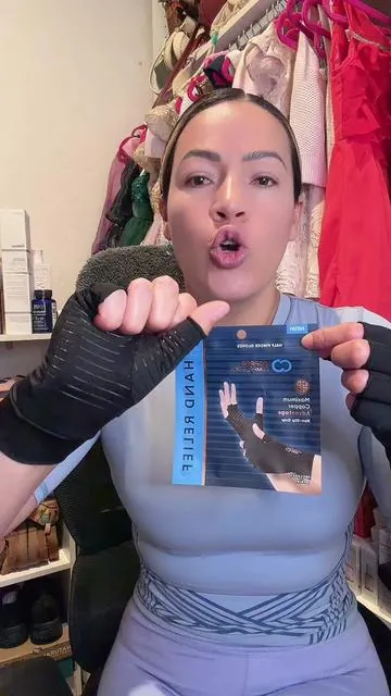 Copper Compression Half Finger #Gloves for Men 🙌Women: All-Day Hand Comfort and Pain Relie@CopperCompression 