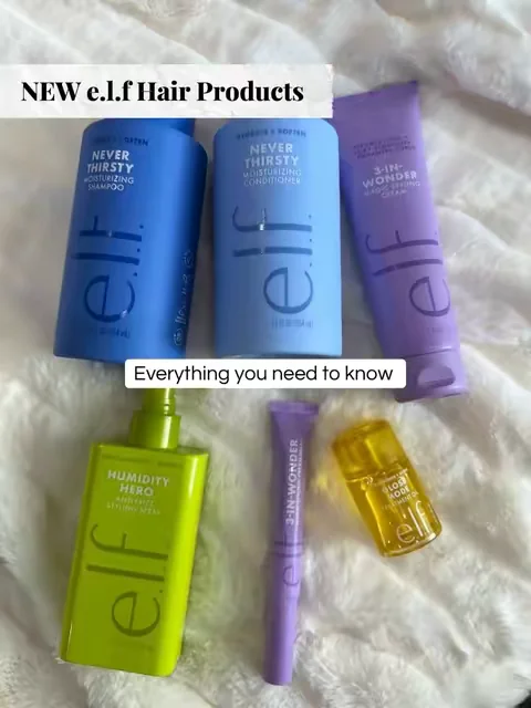 This bundle has everything you need, the moisturing shampoo + conditioner to the anti-frizz spray. it has everything you need for softer, smoother looking hair. ✨ @e.l.f. Cosmetics #elfcosmetics #elfhair #haircareroutine #summeressentials #dealsforyoudays   