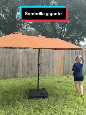 La sombrilla gigante #creatorsearchinsights #tiktokshopstockup #DealsForYouDays #tiktokshopcreatorpicks #umbrella 