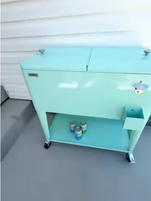 POV you have the nicest cooler on the block for your parties. #rollingcooler #icechest #cooler 