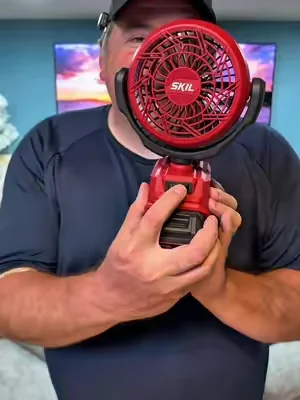 Stay cool anywhere with the SKIL 12V/20V Brushless 4” Clamp Fan! 💨 Clamp it to your workbench, ladder, stroller, tent, or desk for powerful airflow wherever you need it. Runs on SKIL 12V or 20V batteries or USB-C for ultimate convenience. Perfect for the garage, camping, DIY projects, or staying cool outdoors! 🔥❄️ #cordlessfan #skil #summerwins #DealsForYouDays #tiktokshopcreatorpicks 