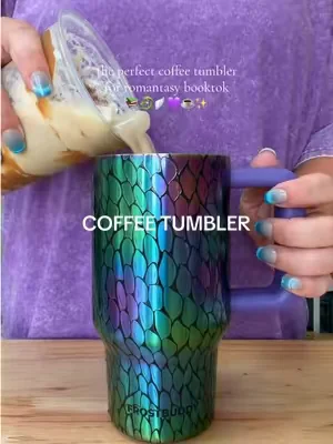 coffee tumbler made for booktok 🐉📚@Frost Buddy 