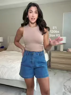 Perfect jean shorts that are so flattering 🤌