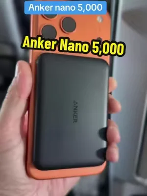 The Anker Nano 5,000 mah wireless charger is the world Slim MagSafe affordable charger! With USB-C out and pass through  charging it’s the perfect travel charger #ankernano #anker #wirelesscharger #travelcharger #summerwins @ANKER 