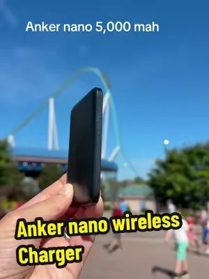 The Anker nano 5,000 mah wireless charger is slimness MagSafe charger. The perfect travel charger with USB-C out and pass-through charging means I can charge not phones, but tablets too #anker #ankernano #wirelesscharger #travelcharger #summerwins @ANKER 