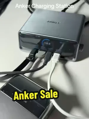 The Anker prime 250w charging station will fast charge six devices at once! This also an extra Wi-Fi and has incredible control. The perfect way to clean up your desktop with a sleek desktop charging station. #ankerprime  #ankerchargingstation #chargingstation #anker #summerwins @ANKER 