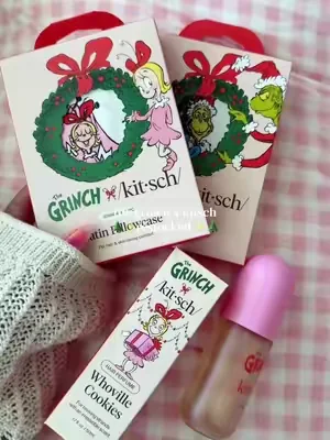 @Kitsch #thegrinch #satinpillowcase #hairperfume #kitsch #TikTokShopCreatorPicks 