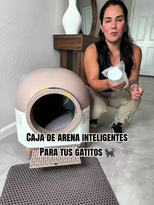 Haz la vida más fácil para ti y tu gato con esta caja de arena inteligente. Limpieza automática, control de olores y diseño moderno que se integra a tu hogar sin complicaciones. #summerwins #dealsforyoudays #cajadegato #catbox #pets 