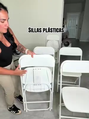 Cansado de rentar sillas, estas son las que necesitas tener en casa listas para cuando tengas un evento! No ocupan mucho espacio y son bien resistentes! #summerwins #dealsdayforyou #sillas #foldingchairs #Home 