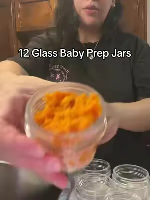 Love I can make her food in bulk with these #kea #babies #glass #jar #babyfood 