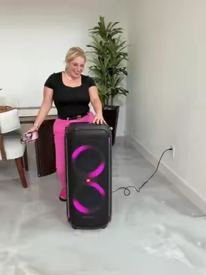 JBL partybox 710 si quieres calidad de sonido , potencia y sobre todo durabilidad encuentras este equipo en el enlace que aparece en mi video 