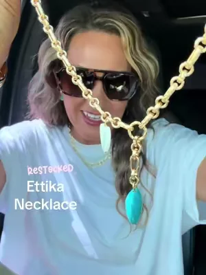 Very few left in stock 🩵✨ @Ettika #necklace #turquoise #jewelry 