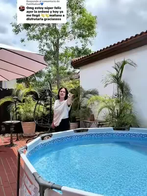 Respuesta a @FamiliaAzul💙 Bestway Steel Pro MAX #piscina #verano #dealsforyoudays #summerwins #bestway 