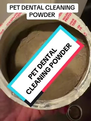 Petrivium 60 Servings Dog Teeth Cleaning Powder, Pet Dental Cleaning Powder for Dogs & Cats - Removes Tartar & Stains, Freshens Breath, Natural Oral Care Toothpaste Alternative, Plaque Tartar Remover with Postbiotic #petlovers #petdentalhealth #tiktokshopcreatorpicks #dentalcare #petparent 