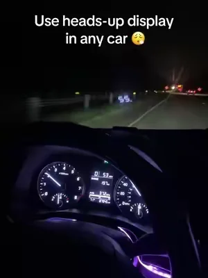 Best Saftey feature for your driving #headsupdisplay #car #caraccessories #carsoftiktok #tiktokshop 