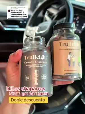 Respuesta a @DoryCastillo7 TruHeightGrowth Gummy#crecimientoniños #niñosaltos #gomitascrecimiento #gomitasparacrecer #truheight 