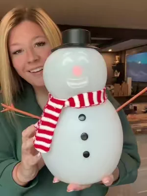 Frostbyte is my favorite addition to the Christmas decor ⛄️ #snowman #christmasdecor #frostbyte #animatedsnowman #dealsforyoudays 