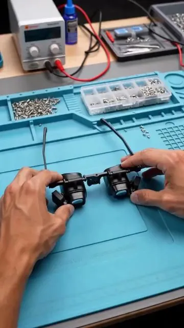 From 2x to 24x crisp, distortion-free view with optical acrylic lenses. Perfect for macro-precision tasks.#HeadbandMagnifier #LEDMagnifyingGlass #RepairTools #PhoneRepair #WatchRepair