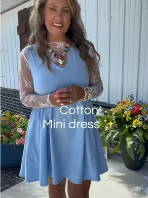 She is stunning 😍 @SCUSTY #casualdress #cottondress #dress #summerfashioninspo #concertoutfit 